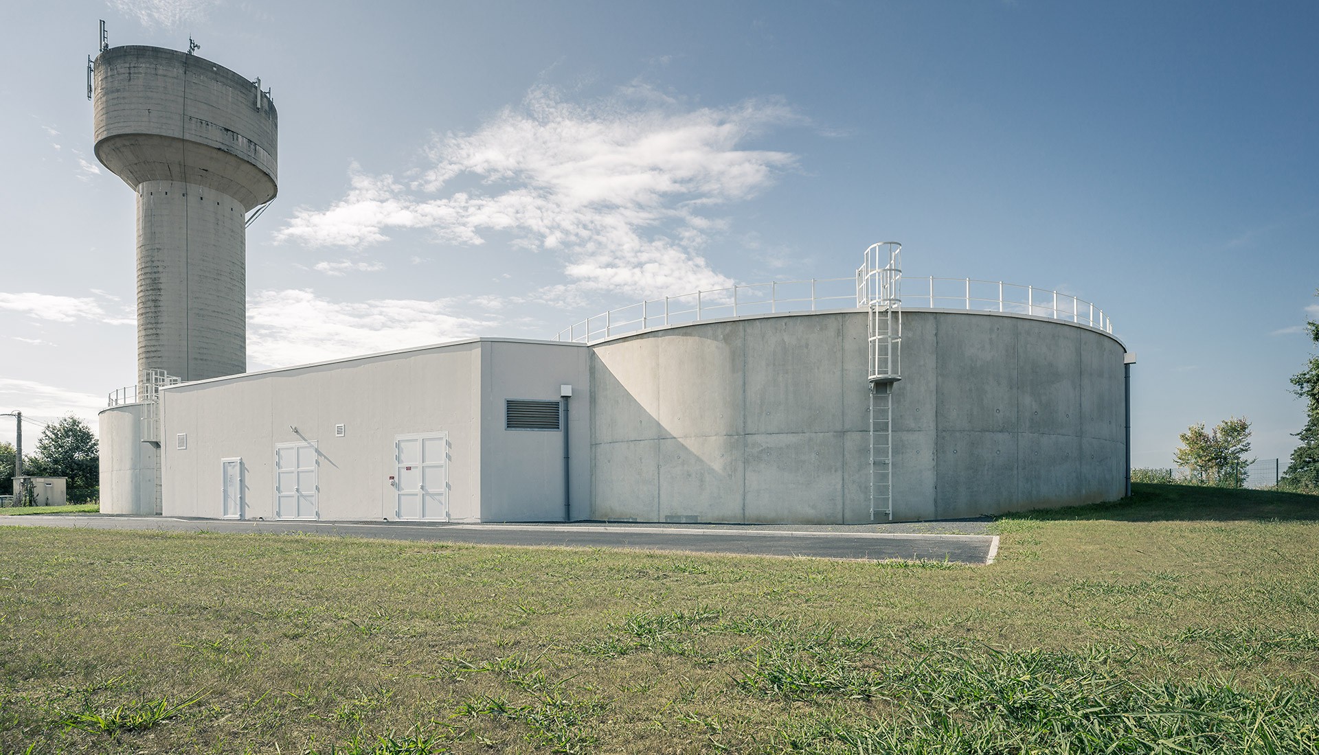 Réservoirs d’eau potable à Briollay